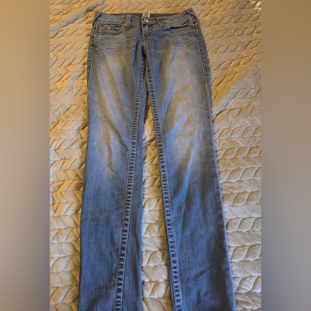 True Religion Size 29 Skinny Jeans Y2K  Style